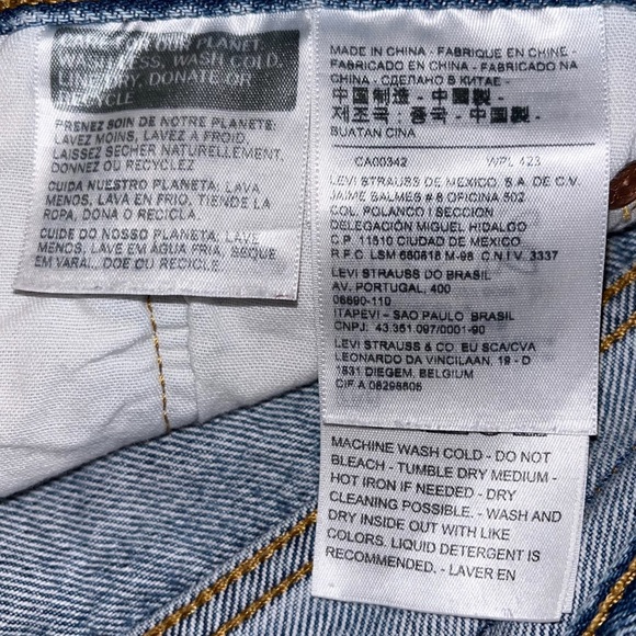 LEVI’S 501 Skinny Distressed Jeans Size 26 - Picture 9 of 13